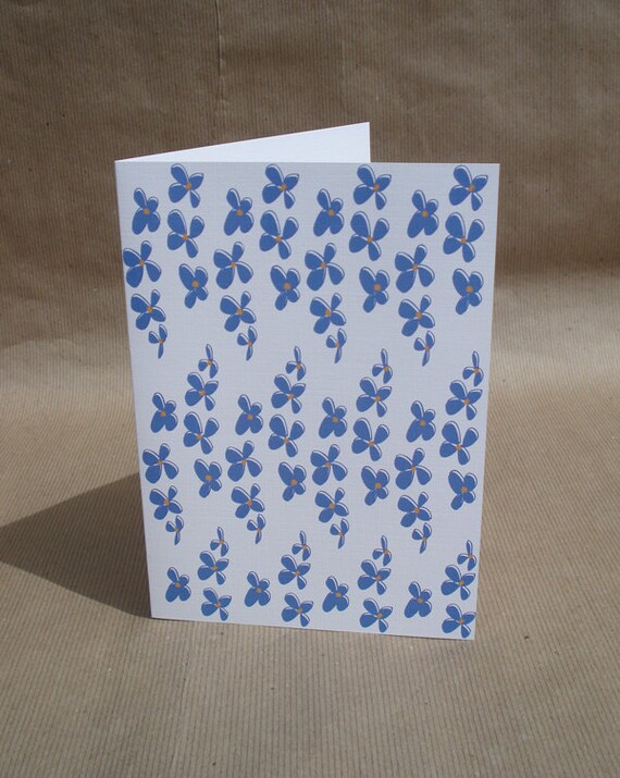 Forget Me Not Greeting Card - Anniversary Card - Wedding Card - Special Occasion Card - Handmade Card - Luxe Greeting Card - A7 Card Il_570xn