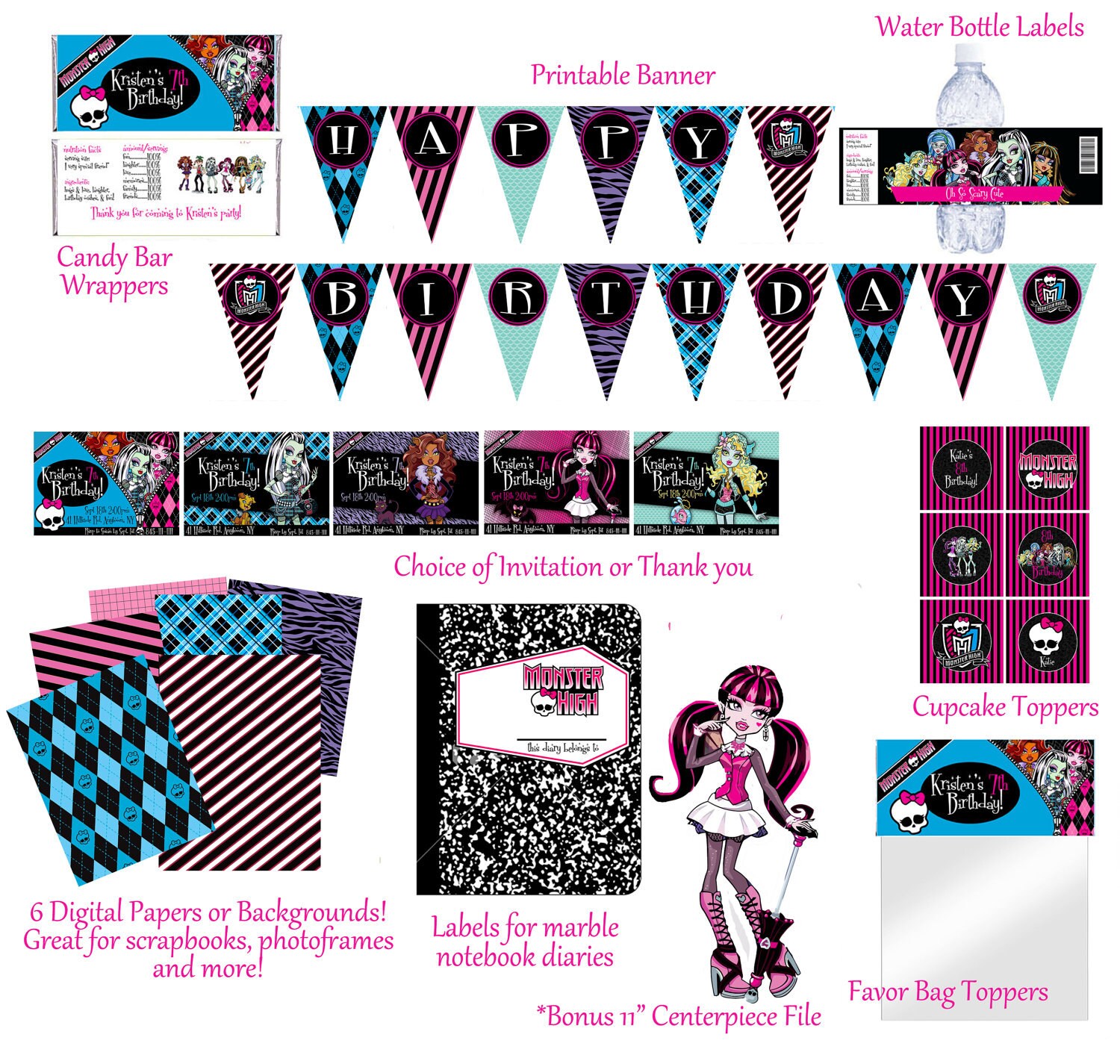 Monster High Printables