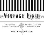 Business Card Design, Pre-made design with your shop, business cards