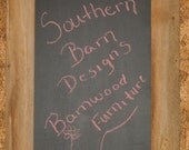 Chalkboard, rustic chalkboard,Barnwood chalkboard