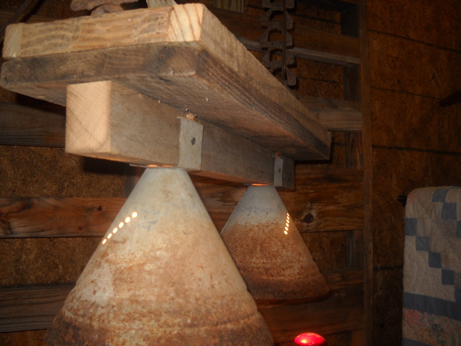 Industrial Lighting, Hanging Industrial light, Rustic lighting