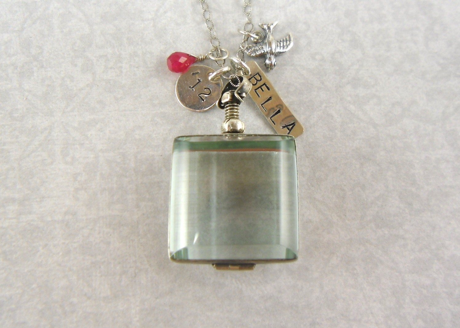 Graduation Gift, 2012, Bird, Glass Locket, Large, Keepsake Necklace, College ... Graduation Gift, 2012, Bird, Glass Locket, Large, Keepsake Necklace, College ...