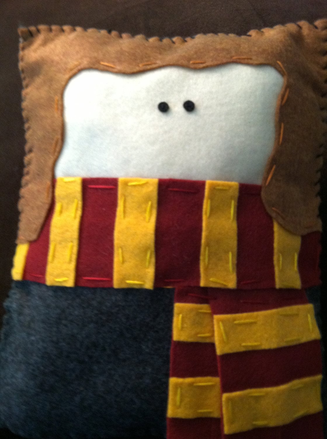 Hermione Granger Gryffindor Scarf Felt Pillow