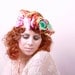 Yellow headband Satin Headband ON SALE Silk Hair scarf Floral Headband Fabric Headband Summer Headband Turban Headpiece Head piece