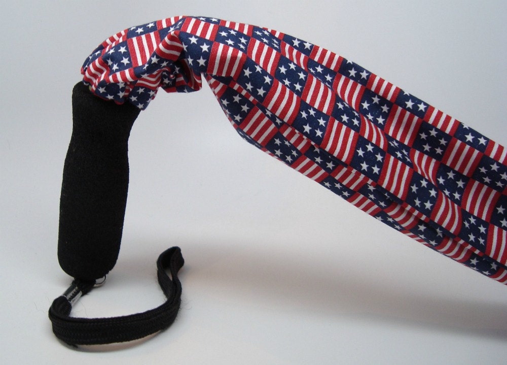 Cane Cover Tiny Flags Red White and Blue Patriotic