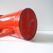 Beautiful Vintage RED TEA pot - Retro home decor or kitchen decor- Camping implement-