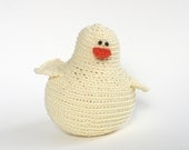 Amigurumi Crochet Duck Yellow Plush Doll Kids Toy Cute