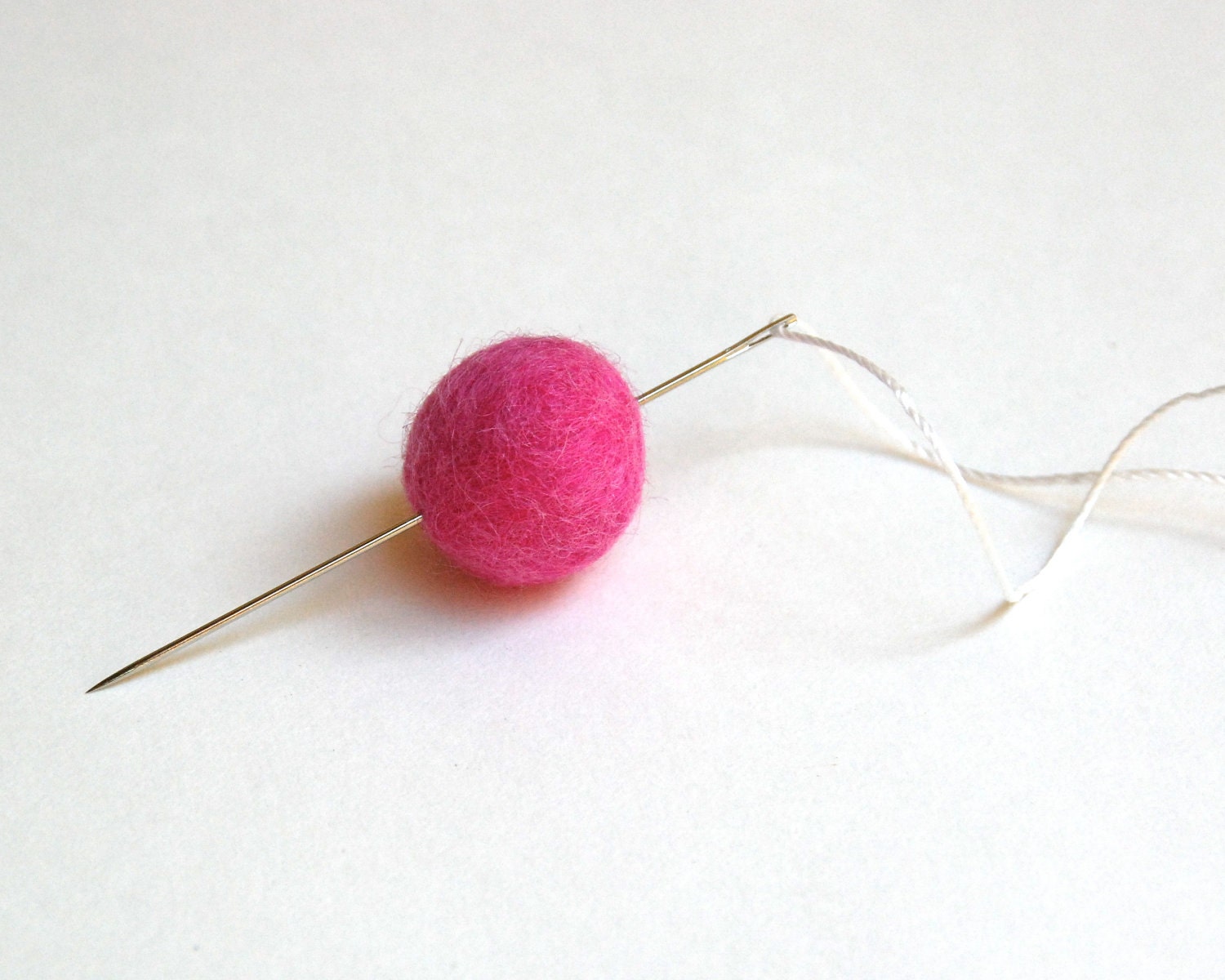 Needle/ Felt Ball Garland - 2 count