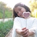Flower Girl Wand Wedding Felted Heart Shabby Chic Country Barn Rustic Classic Pink Bride Fairytale Favor Romantic Photo Prop Valentines Day