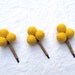 Craspedia Boutonniere Wedding Rustic Groom Yellow Spring Decoration Ceremony Classic Country Barn Bohemian Pussy Willow Unique Fun Men
