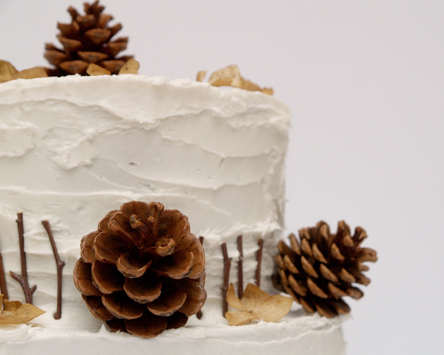 Pine Cone Cake Topper Decorations for your Wedding Cake, Rustic Woodland, Country, Rustic, Unique, Bohemian, Natural