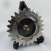 Mechanical style desk or wall clock made from Honda F1 racecar gear & carbon fiber