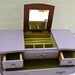 Upcycled Vintage / Music Box / Jewelry Box / Handpainted / Lavender/ Romeo and Juliet