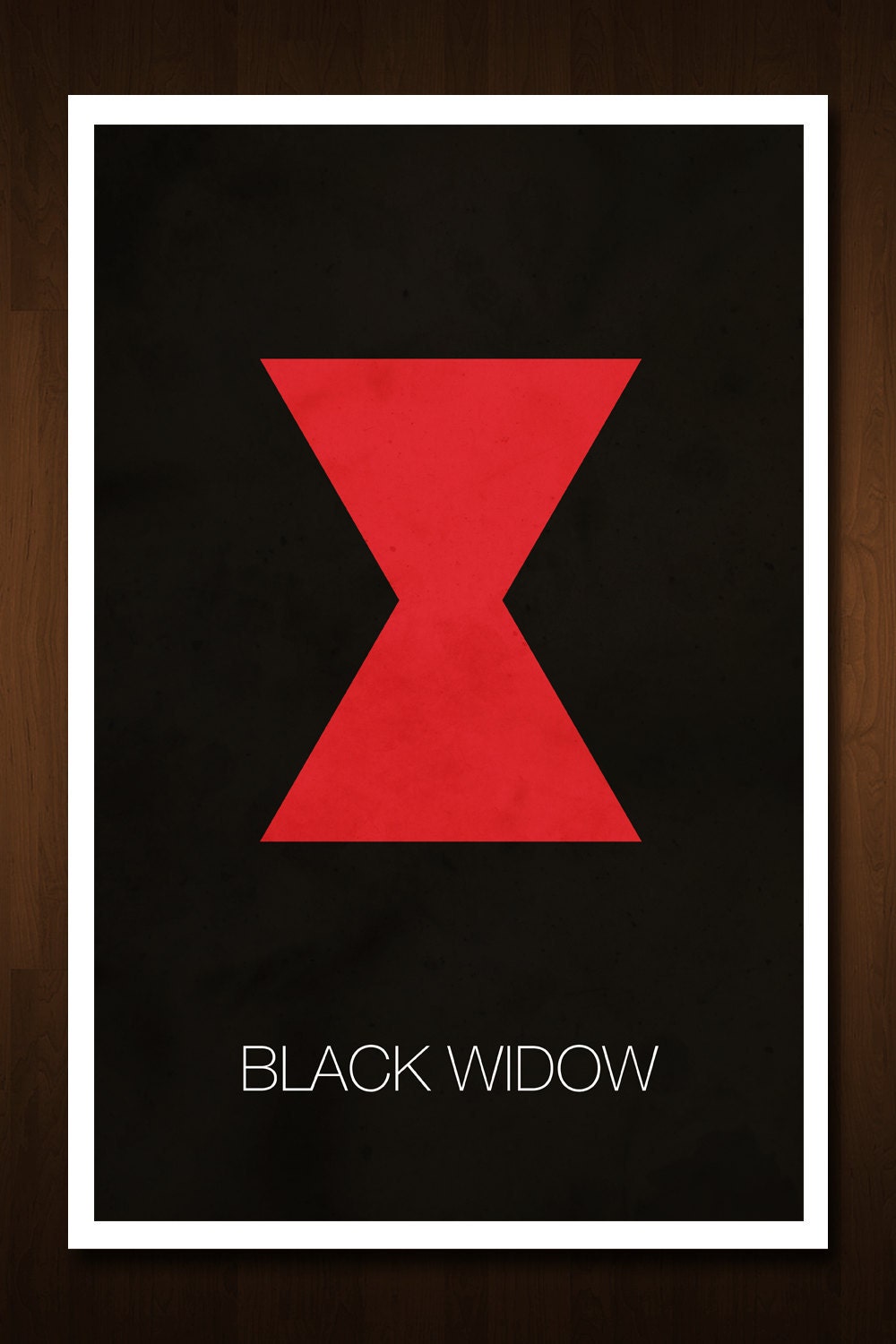 Black Widow Avenger Art Print - Poster Inspired by Comic Book and Film 'The Avengers' - 11x17