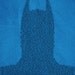 The Dark Knight Typography Poster - Batman Silhouette - 11x17