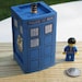 TARDIS Inspired Small Painted Blue Box