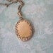 Antique Oval Floral Repousse Photo Locket, Gold Filled, Finberg Manufacturing Co., Keepsake