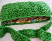 Instant Download - CROCHET BAG PATTERN Granny Stripe Messenger Bag
