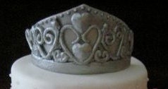 Edible Princess Tiara Cake Topper