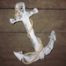 Anchor - Nautical Home Decor - Wall Hanging - Beach House - Turquoise