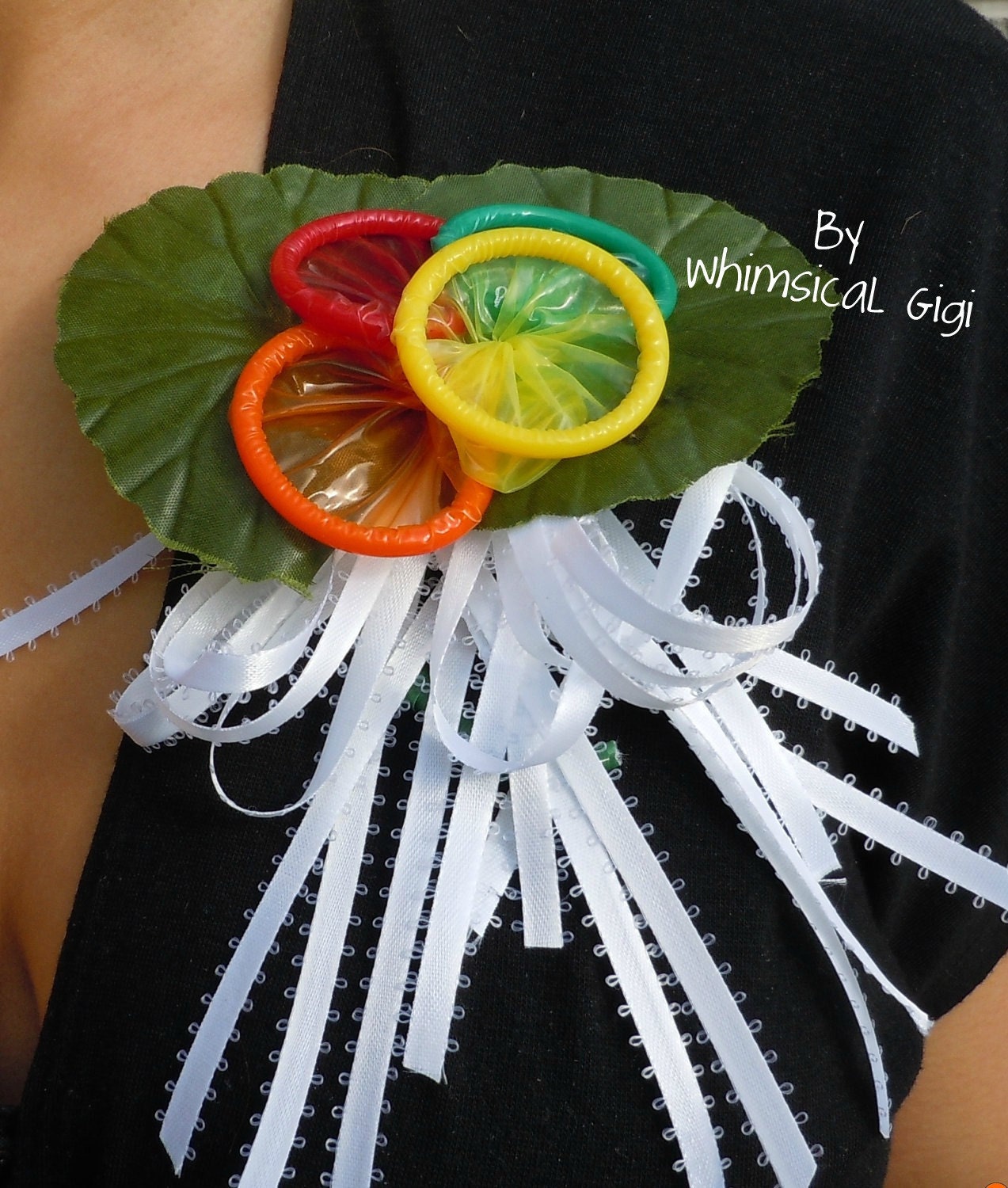 Condom Corsage - Bridal, Bachelorette, or Divorce Parties