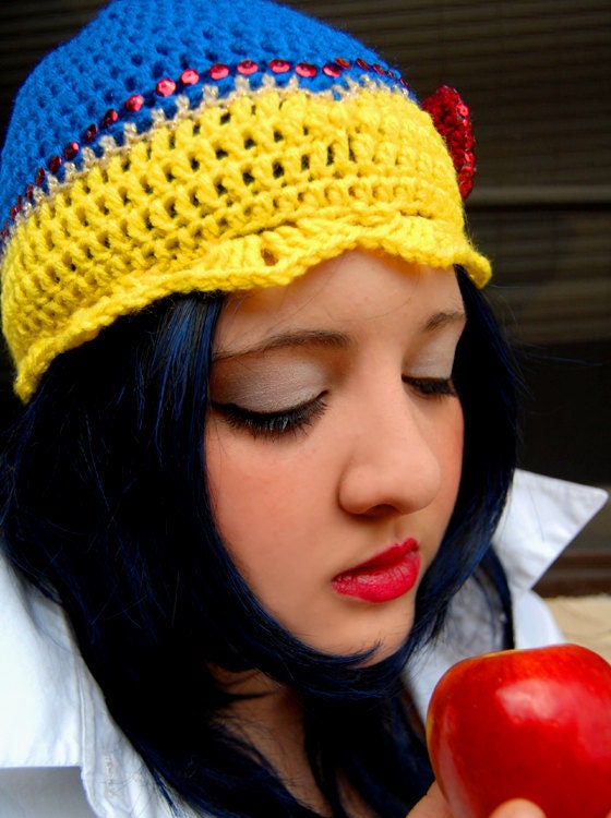 Snow White Inspired Beanie