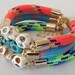 Custom Listing for Kristina Mitso.  Neon Cord Skull Friendship Bracelet. In Neon Pink, Green or Blue.