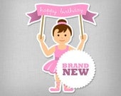 English - Ballerina Party Printables