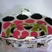 Purse, Tote Bag Fabric Handmade Tote Custom Embroidered with Monogram Owl Print