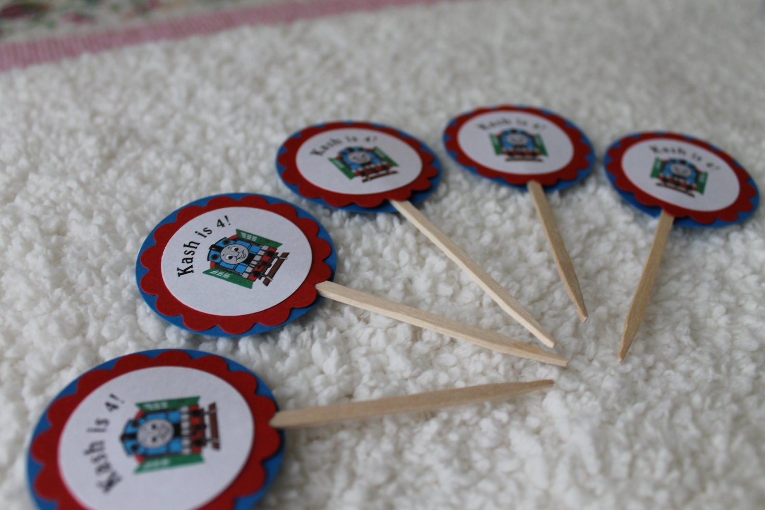 Thomas the Train Cupcake Topper