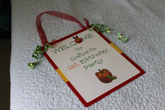 Very Hungry Caterpillar Sign Il_570xn