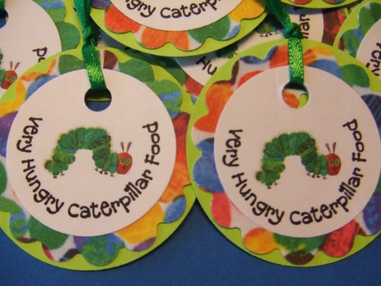 Very Hungry Caterpillar Favor Tags: Hungry Caterpillar Food Il_570xn