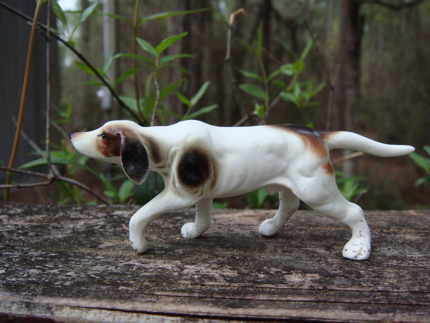 Vintage miniature dog-pointer
