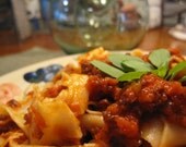 RAGU' ALLA BOLOGNESE -Bolognese Sauce  - a meatless version of the traditional Northern Italian pasta sauce. 16 oz. jar