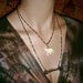 elephant love necklace ivory skin hide camel bone choker necklace