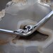 Vintage Cala Lily Neck Ring or Headpiece for Medieval Ceremonies. Graceful Sterling Silver