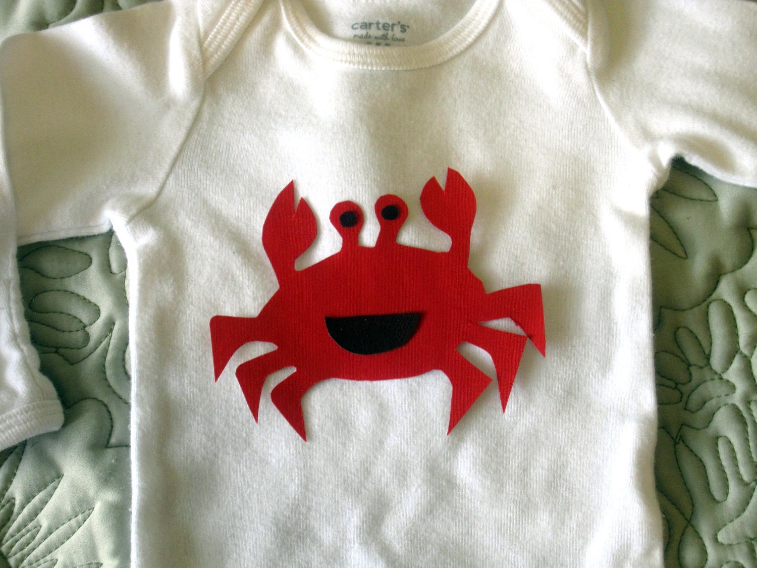 Crab Iron On Applique