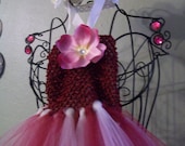 SALE-Rose -N- Cream TuTu Princess Dress- Weddings-Flower Girls- 1st Birthday-Dress Up-Pageants-SALE
