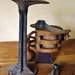 Vintage Iron Cobbler Shoe Forms and Stand, 4 Piece Set