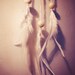 Dream Catcher - Pure Mornings - With Natural White Feathers, Transitional Violet Frame and White Nett - Home Decor, Mobile