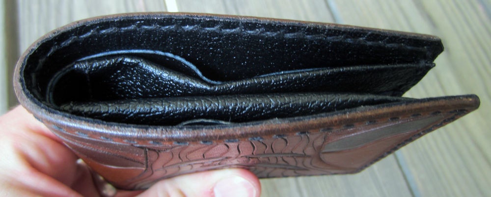 The Legend of Zelda Great Deku Tree Wooden Shield Leather Wallet