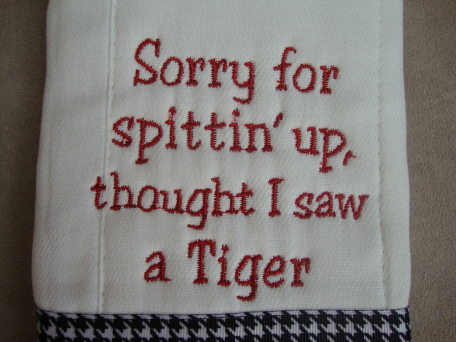 Alabama Burp Cloth