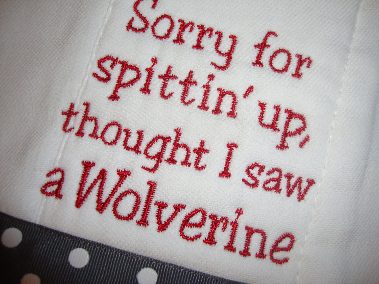 Ohio State Burp Cloth