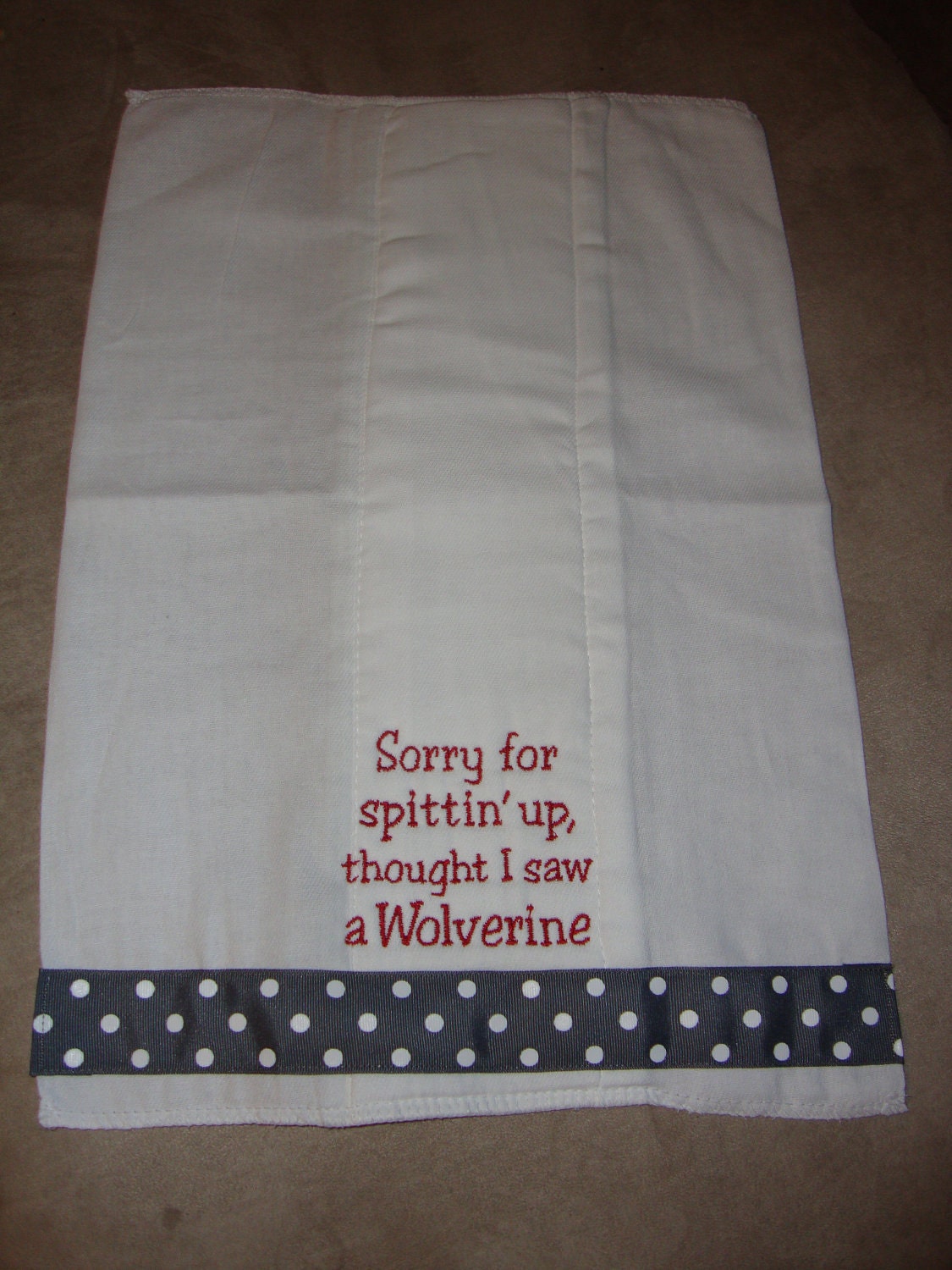 Ohio State Burp Cloth