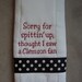 South Carolina Burp Cloth
