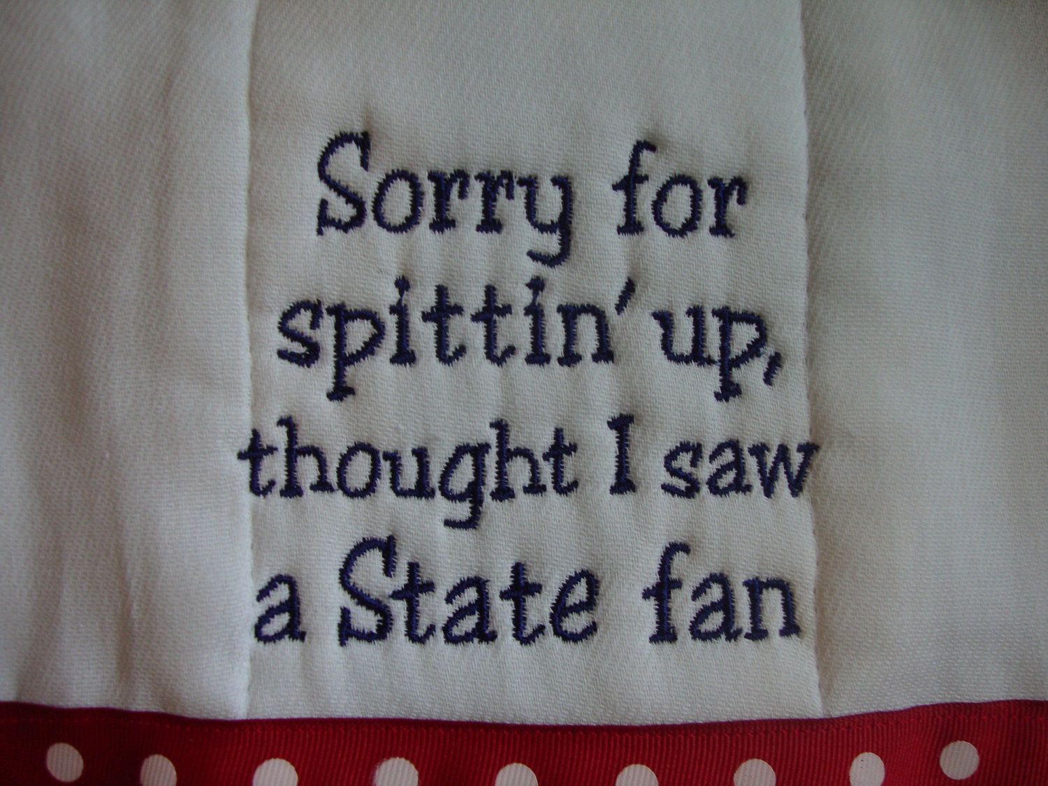 Ole Miss Burp Cloth