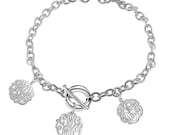 Family initials Bracelet (Order Your initials) - Sterling Silver