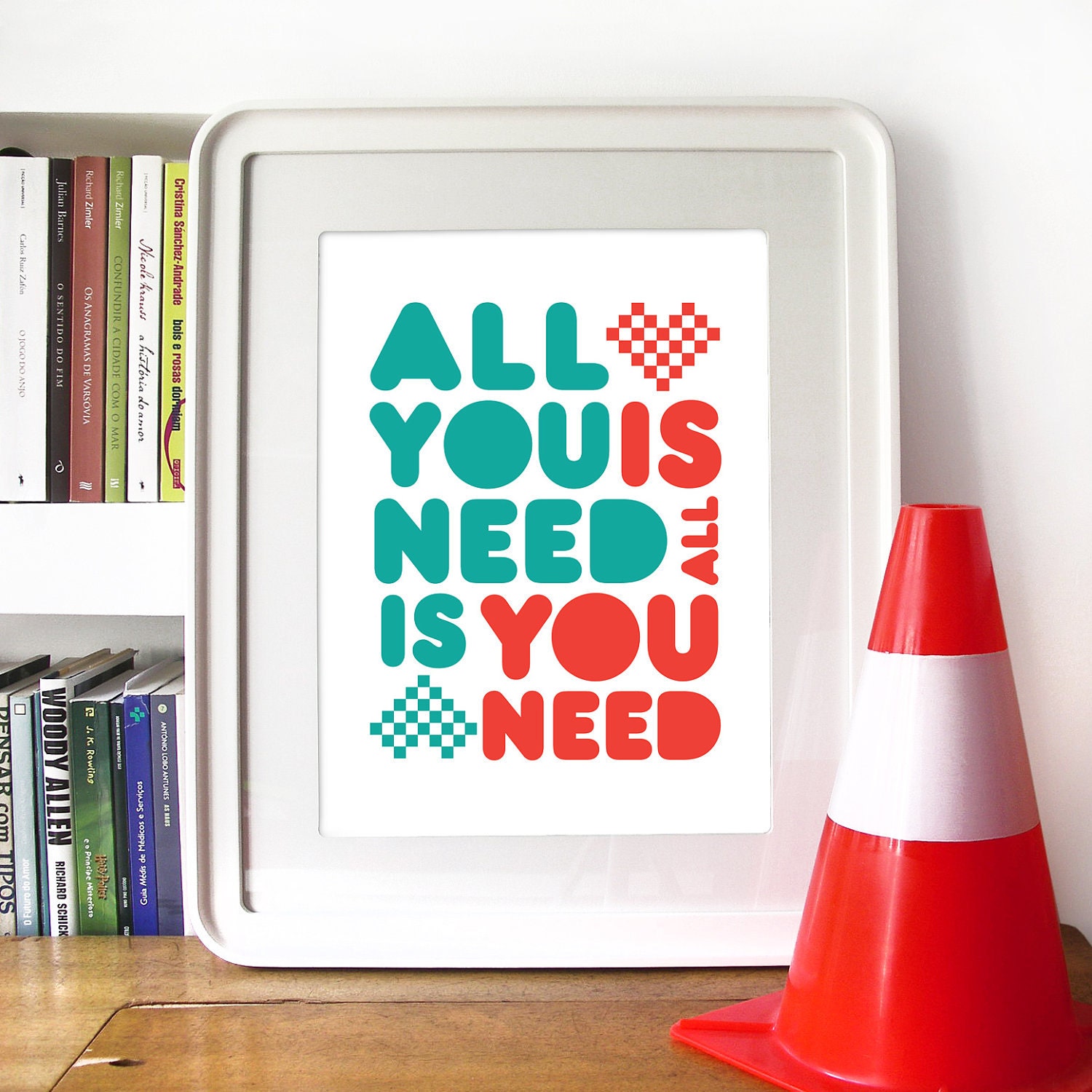 Beatles Poster Music Art ALL you NEED is LOVE. Typography Poster Print. A3 Beatles Poster size. fits Ikea frame. The Beatles Music Art Print