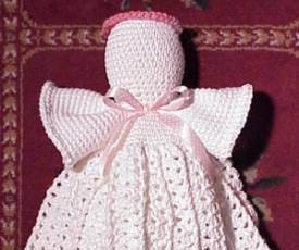 CROCHET PATTERN Easy Beginner Angel Bagholder
