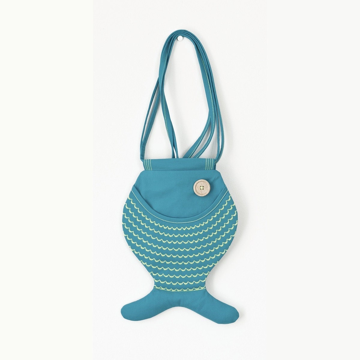 Sea Punk, Fish Bag Purse, Sea Inspired, Turquoise Blue, Tropical Fish, Kawaii, Ocean, Cute Bag Purse, Hipster